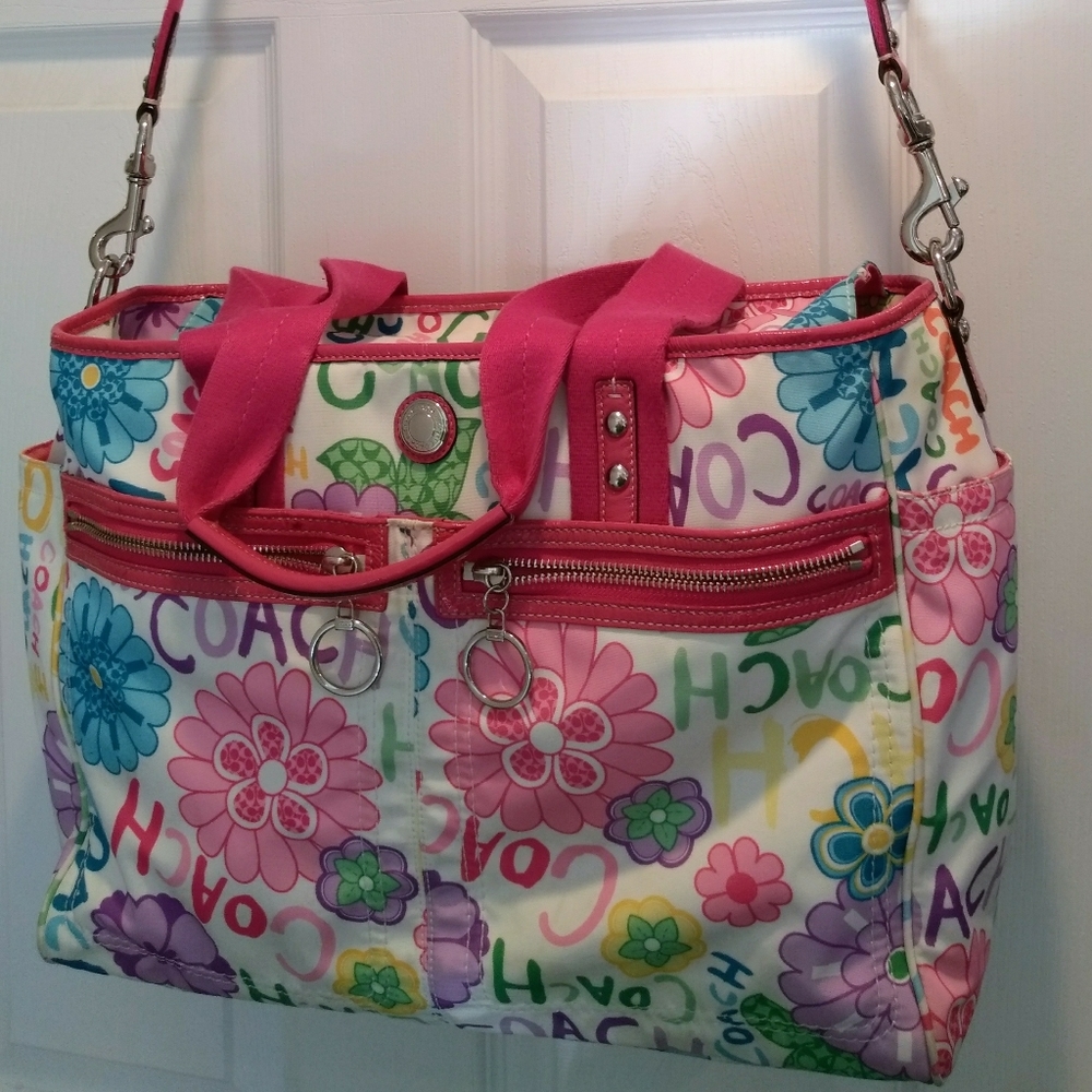 Coach daisy diaper bag